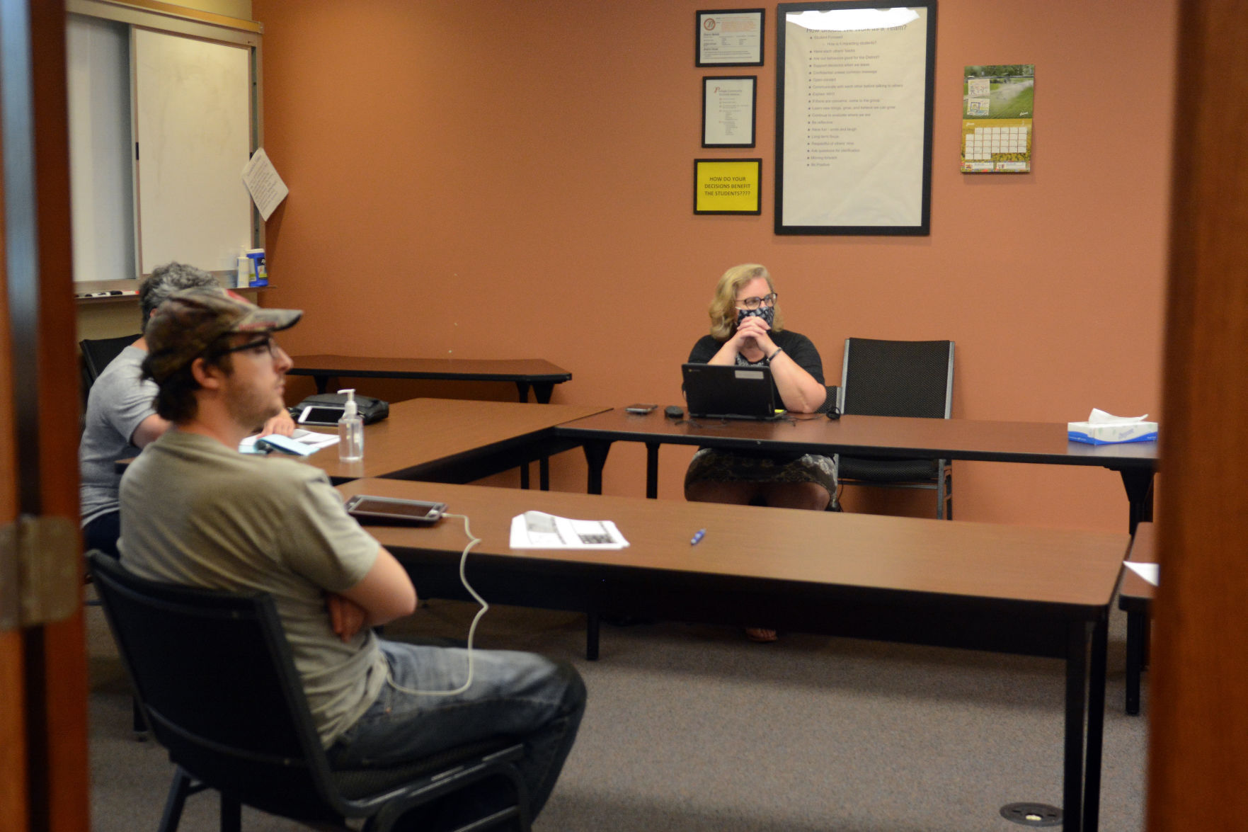 Portage School Board special meeting, July 27, 2020